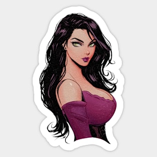 Pretty in Magenta Sticker